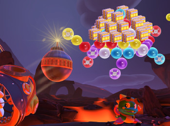 Puzzle Bobble, the Original Bubble-Popping Game, Now On LINE